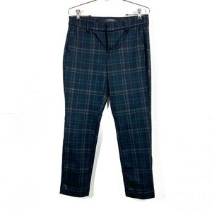 Liverpool Los Angeles Kelsey Plaid Knit Trousers Women's size 4/27